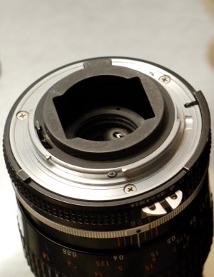 Nikon F - metering prong on AI lens