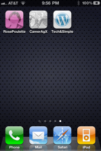 Wordpress home screens