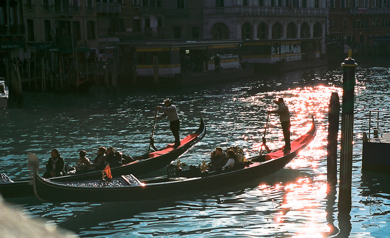 Venice - gondoliers