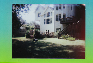 Instax Mini Film - Holga 120 CFN camera with Holga 120 -IB back