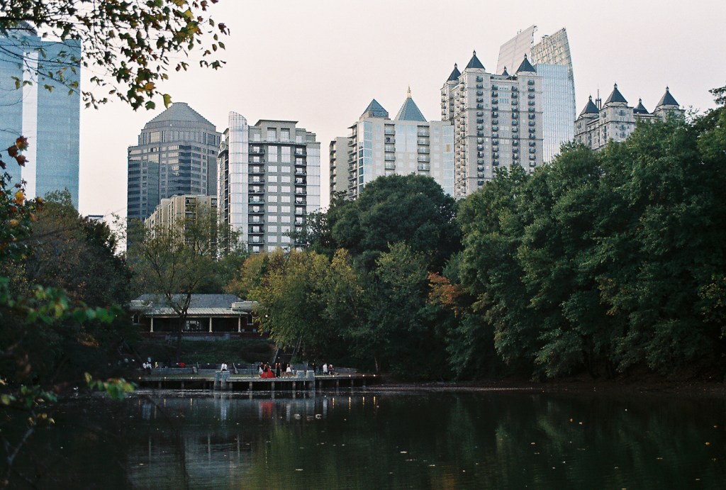 Midtown Atlanta from Piedmont Park - Canon A-1 - 35-105 Zoom - 
