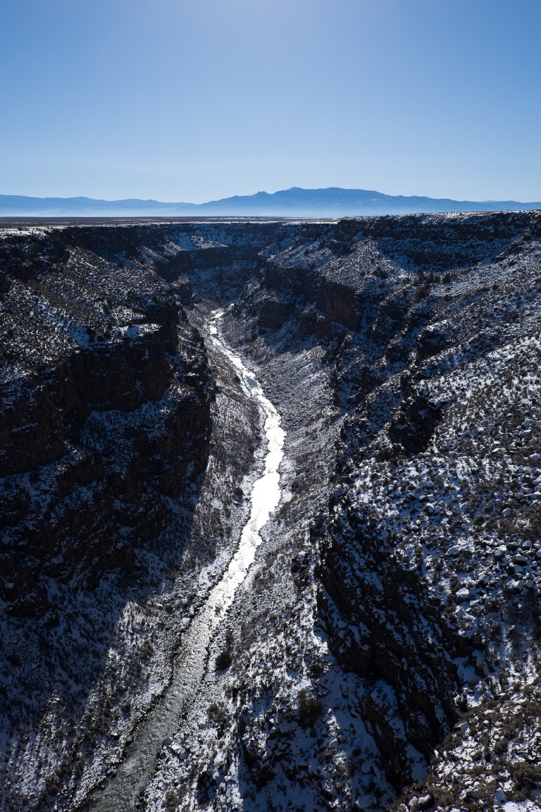 Rio Grande from Taos Bridge - Fujifilm X-T1